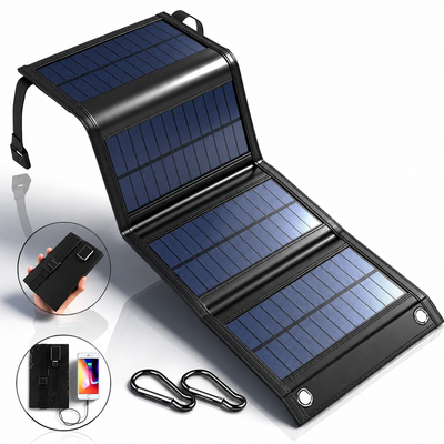 Panel solar plegable de 4 pliegues, 100W