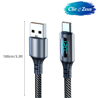 Cabo de Cargamento Super rápido Display Digital