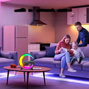 Multifuncional Carregador Sem fio Suporte  Rgb Luz