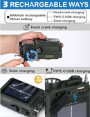 Rádio de Alarme Solar de Emergência