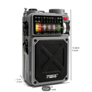 Rádio de Alarme Solar de Emergência