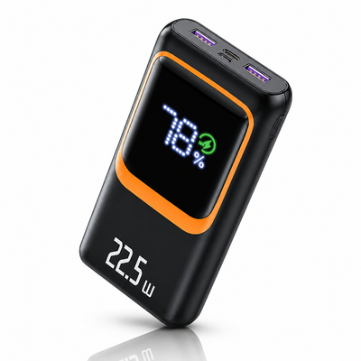 Banco de energía externo de 20000 mAh y 22,5 W