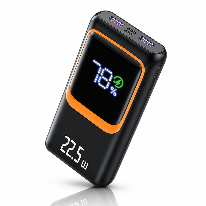 Banco de energía externo de 20000 mAh y 22,5 W