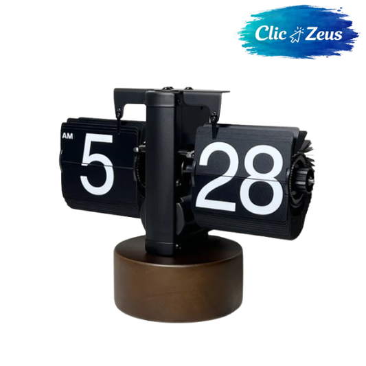 Flip Clock with Time Page Turn