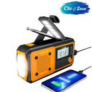 Portátil de Emergência Rádio Energia Solar