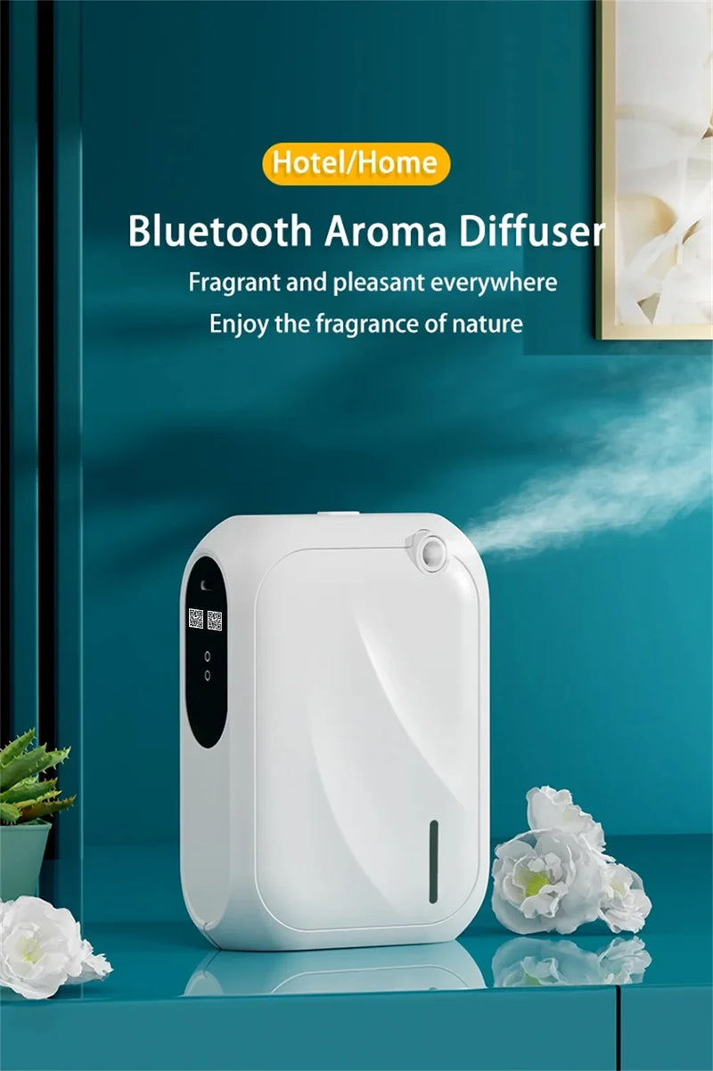 Coverage 200m³ Scent Machine Hotel Aroma Diffuser Wall Mounted Essential Oil Diffuser For Home Fragrance Bluetooth APP Control