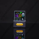 Decoración Cubo de Cristal Holográfico