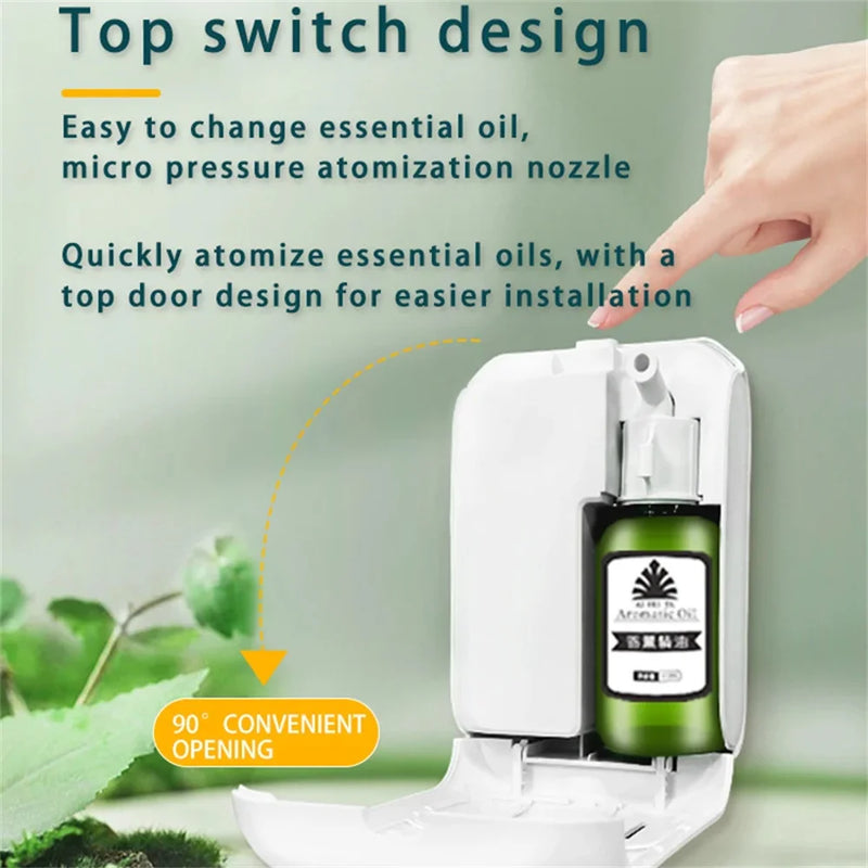 Coverage 200m³ Scent Machine Hotel Aroma Diffuser Wall Mounted Essential Oil Diffuser For Home Fragrance Bluetooth APP Control