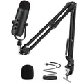 Estudio de micrófono para PC con podcast 2