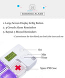 Organizador de comprimidos  com lembrete Alarme