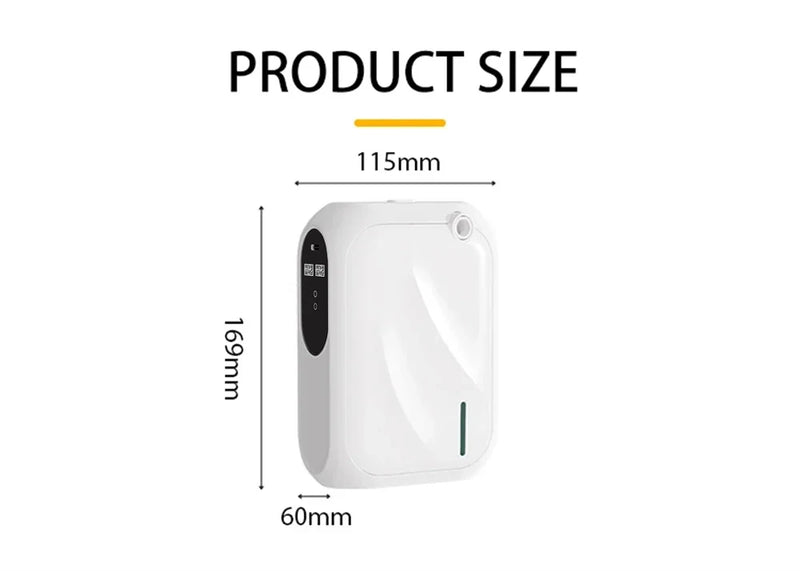 Coverage 200m³ Scent Machine Hotel Aroma Diffuser Wall Mounted Essential Oil Diffuser For Home Fragrance Bluetooth APP Control