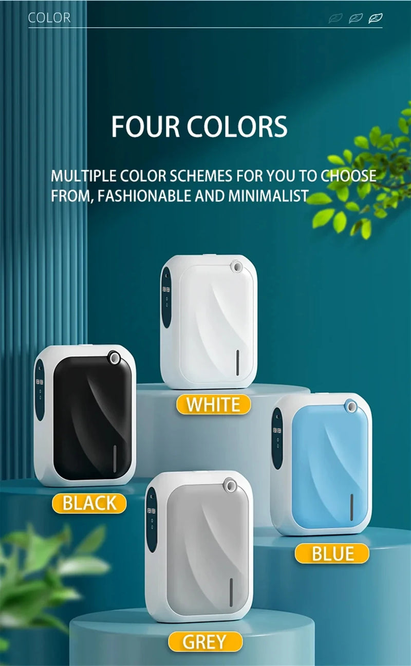 Coverage 200m³ Scent Machine Hotel Aroma Diffuser Wall Mounted Essential Oil Diffuser For Home Fragrance Bluetooth APP Control