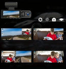 1080p Wi-Fi Dual Lens Dash Camera